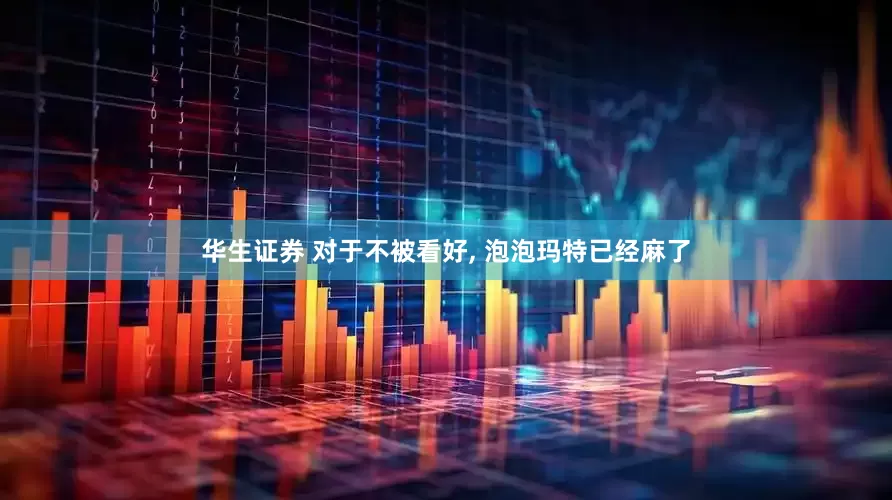 华生证券 对于不被看好, 泡泡玛特已经麻了